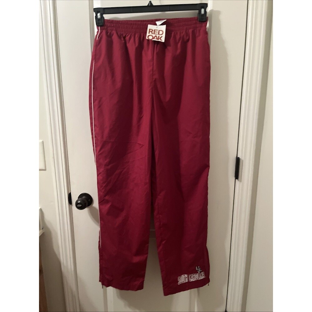 South Carolina Gamecocks Men's Windbreaker Pants Lined Red Oak Sportswear